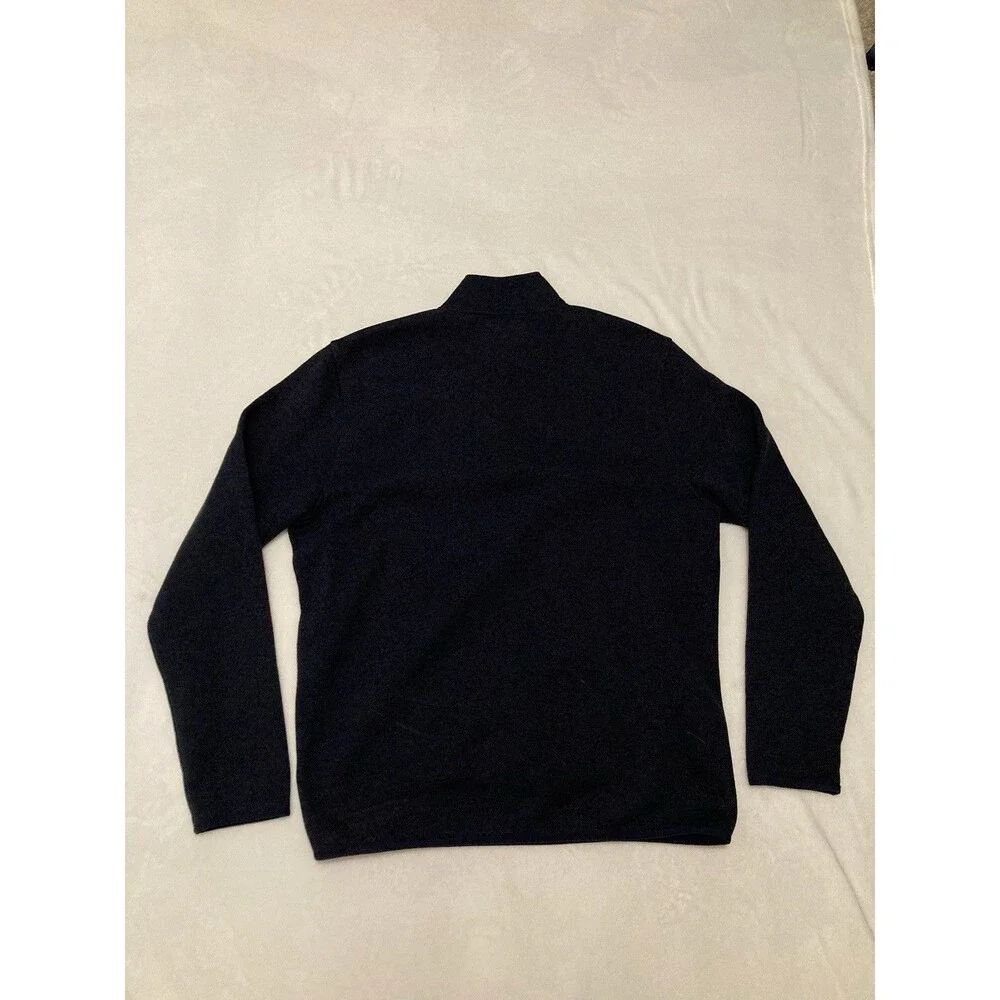 J Crew Mercantile Quarter Zip Size XL Heathered Mock Neck Kangaroo Pouch Preppy